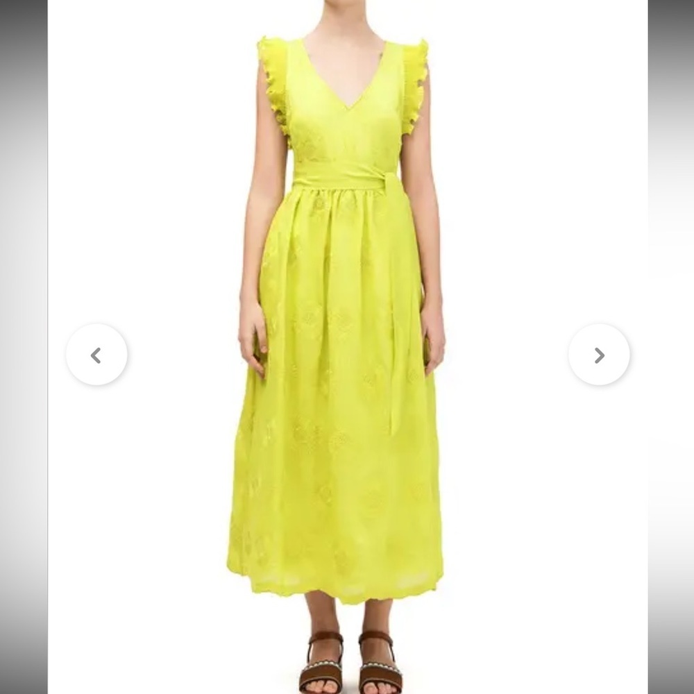 Kate Spade New York bloom Oganza embroidered floral dress size 6 - Picture 6 of 15